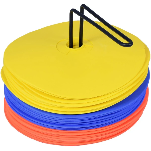 JAKO Cawila marking discs | Set of 30 orange/blue/yellow