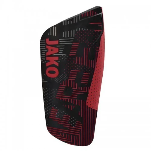Jako Shin Guard Competition Light Red-Black 01