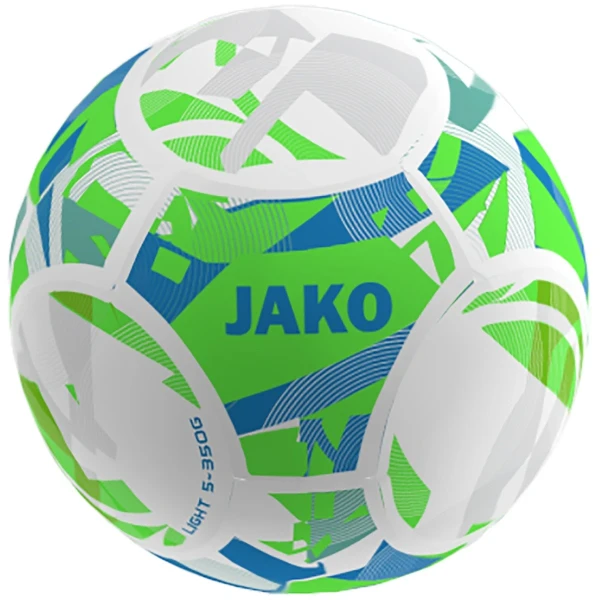 JAKO Lightball Glory white/neon green/JAKO blue, 350g