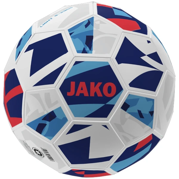 JAKO Lightball Iconic white/navy/pantone red, 290g