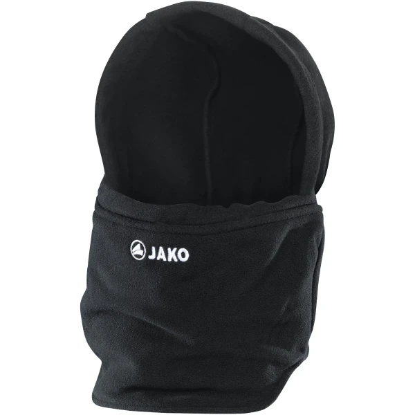 Neck warmer with cap