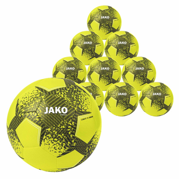 JAKO 10x Ballpack Light ball Striker 2.0 soft yellow 350g JAKO 10x Ballpack Light ball Striker 2.0 soft yellow 350g