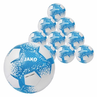 JAKO 10x Ballpack Lightball Performance white blue 290g