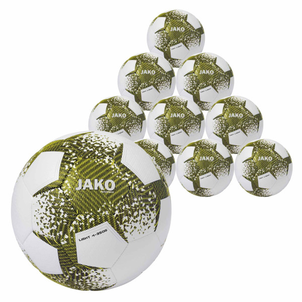 JAKO 10x Ballpack Lightball Performance white black 350g