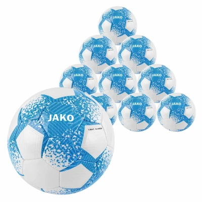 JAKO 10x Ballpack Lightball Glaze blau lightblue 290g