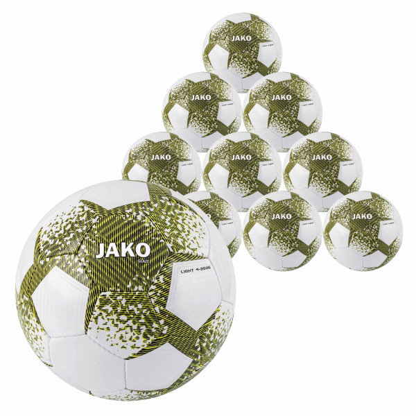 JAKO 10x Ballpack Lightball Glaze white black soft yellow 350g JAKO 10x Ballpack Lightball Glaze white black soft yellow 350g