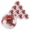JAKO 10x Ballpack Lightball Glaze white burgundy 350g
